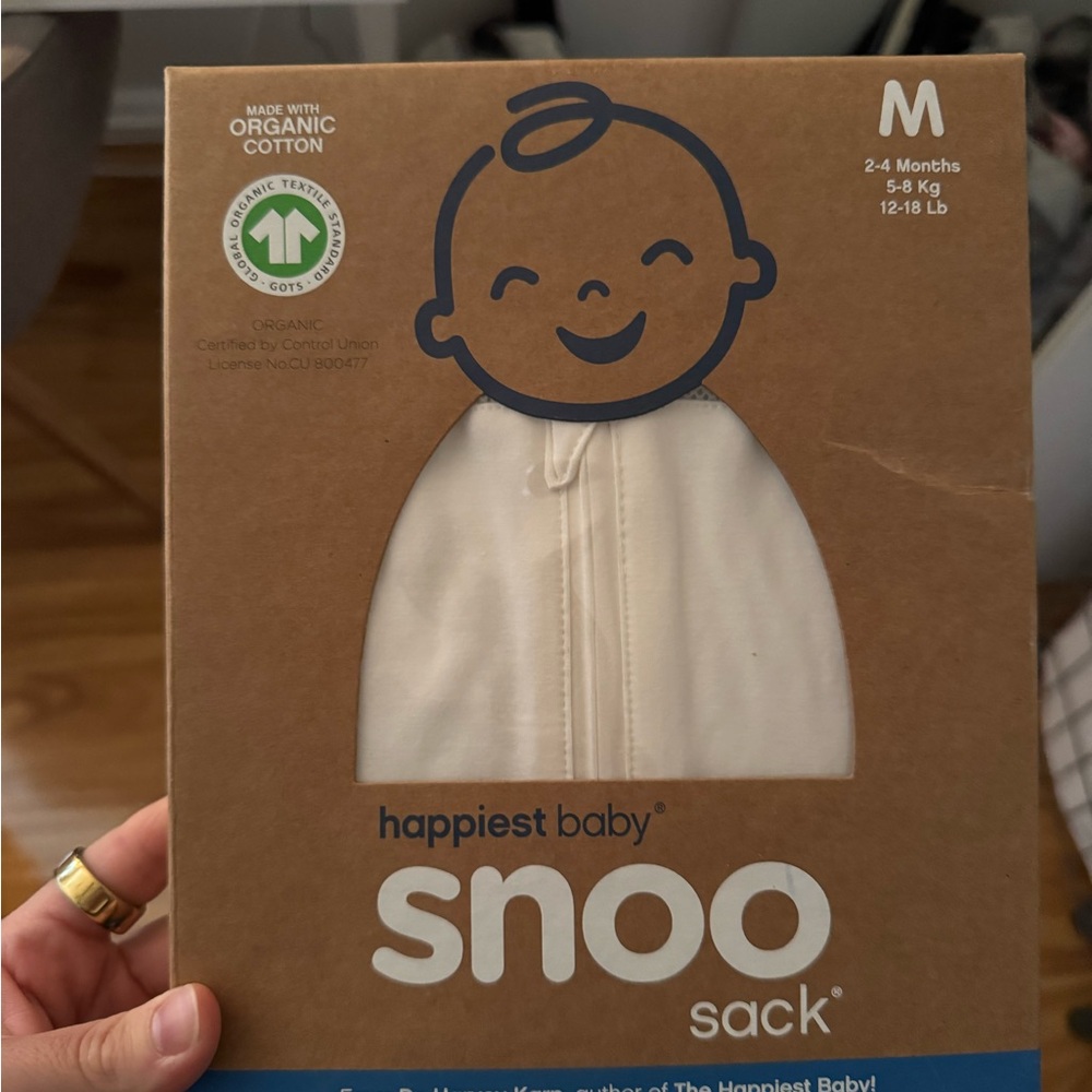 Sweet Pea Organic Cotton Sleep Sack - Cream
